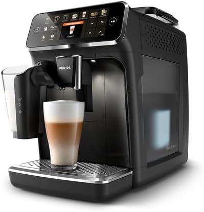 Espressomaschine Serie 5400 EP5441/50– Genießen Sie 12 Getränke, schnell reinigendes LatteGo, intuitives TFT-Display, anpassbare Kaffeeeinstellungen, erstklassiges Küchendesign