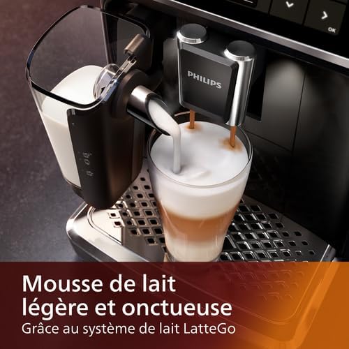 Espressomaschine Serie 5400 EP5441/50– Genießen Sie 12 Getränke, schnell reinigendes LatteGo, intuitives TFT-Display, anpassbare Kaffeeeinstellungen, erstklassiges Küchendesign